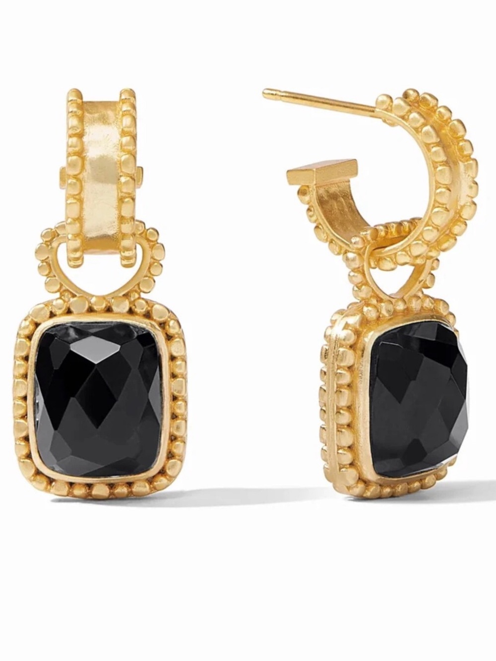 NWOT Julie Vos Marbella HoopAnd Charm Earring